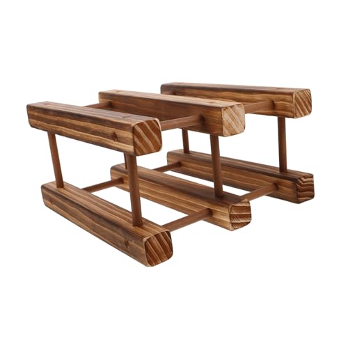 Mipcase Weinflaschenregal Aus Massivholz Weinregal Für Schrank Stabiles Flaschenregal Eleganter Weinhalter Präsentationsregal Für Wohnzimmer Und Esszimmer von Mipcase