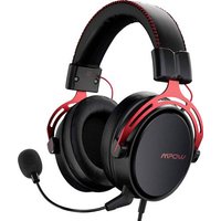 Mipow Gaming Over Ear Headset kabelgebunden Stereo Schwarz, Rot Mikrofon-Rauschunterdrückung Lautst von Mipow