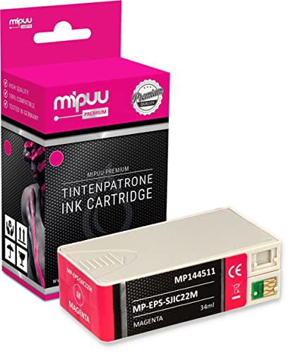 Mipuu Tinte kompatibel für Epson SJIC22P Magenta Rot ColorWorks C 3500C 3510 C 3520 C 3600 TM-C 3500 TM-C 3510 TM-C 3520 TM-C 3600 Mipuu Tinte kompatibel für Epson SJIC22P Magenta Rot ColorWorks C 3500C 3510 C 3520 C 3600 TM-C 3500 TM-C 3510 TM-C 3520 TM-C 3600 von Mipuu