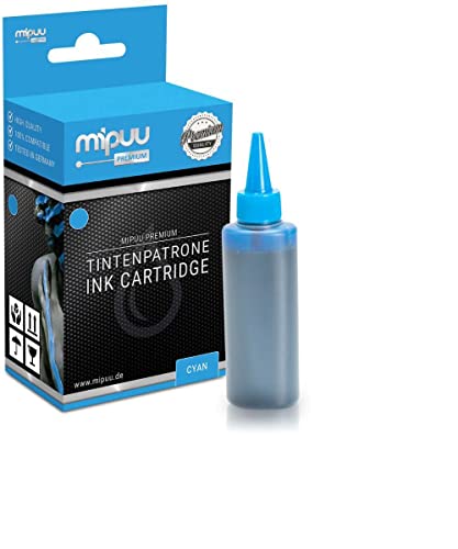 Mipuu Tinte kompatibel für Epson T6642 Nachfüll-Tinte Cyan Blau Ecotank ET14000 ET2500 ET 2550 ET2600 ET2600 CF ET2600 Unlimited ET2650 ET2650 DN von Mipuu