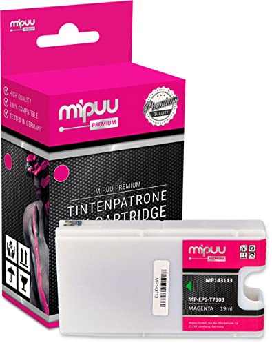 Mipuu Tintenpatrone kompatibel zu Epson 79XL 79 XL Magenta rot für WF4630 WF4630DWF WF4640 WF4640DTWF WF5110 WF5110DW WF5190 WF5190DW von Mipuu