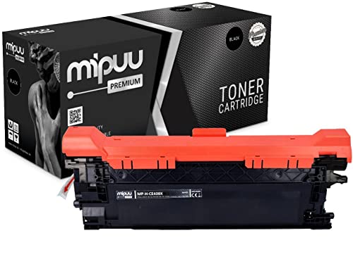 Mipuu Toner kompatibel für HP CE400X 507X Schwarz Black HP Laserjet Pro 500 Color MFPM570DN MFPM570DW Enterprise 500M551 500MFPM575 Flow M575C von Mipuu