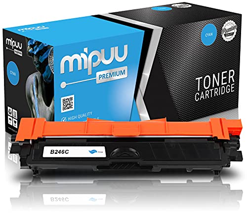 Mipuu Toner kompatibel zu Brother TN-246C TN-242C Cyan für DCP-9017cdw DCP-9022cdw HL-3142cw HL-3152cdw HL-3172cdw MFC-9142cdn MFC-9332cdw MFC-9342cdw Laserdrucker von Mipuu