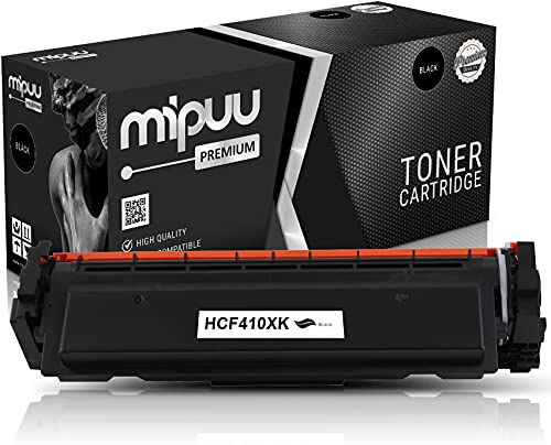 Mipuu Toner kompatibel zu HP CF410X 410X (Schwarz, 6500 Seiten) für HP Color Laserjet Pro M452nw M452dn MFP M477fdw M477fdn M477fnw M377dw Farblaserdrucker von Mipuu