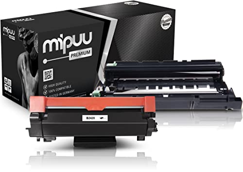 Mipuu Toner & Trommel kompatibel zu Brother TN-2420 DR-2400 HL-L2350dw HL-L2370dn HL-L2375dw DCP-L2530dw DCP-L2550dn MFC-L2710dn MFC-L2730dw von Mipuu