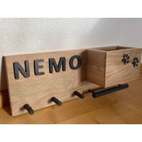 Garderobe | Hundegarderobe „Tweety" Leinenparkplatz Mit Ablage Individuell Unikat von MiraLignum