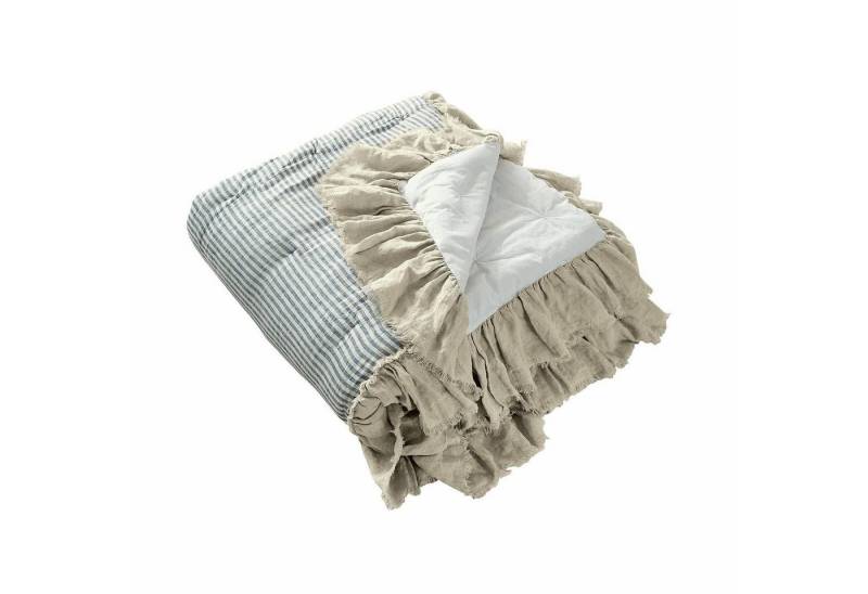 Mirabeau Tagesdecke Quilt Alexane blau/weiß von Mirabeau