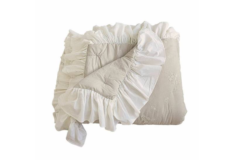 Mirabeau Tagesdecke Quilt Clarissa grau von Mirabeau