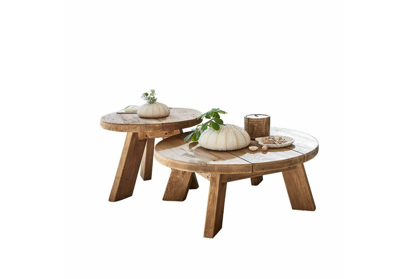 Mirabeau Couchtisch Couchtisch 2er Set Oteley antikbraun von Mirabeau