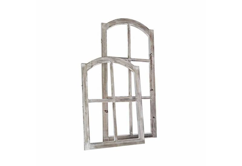 Mirabeau Dekoobjekt Deko-Fenster 2er Set Parakou antikbraun von Mirabeau