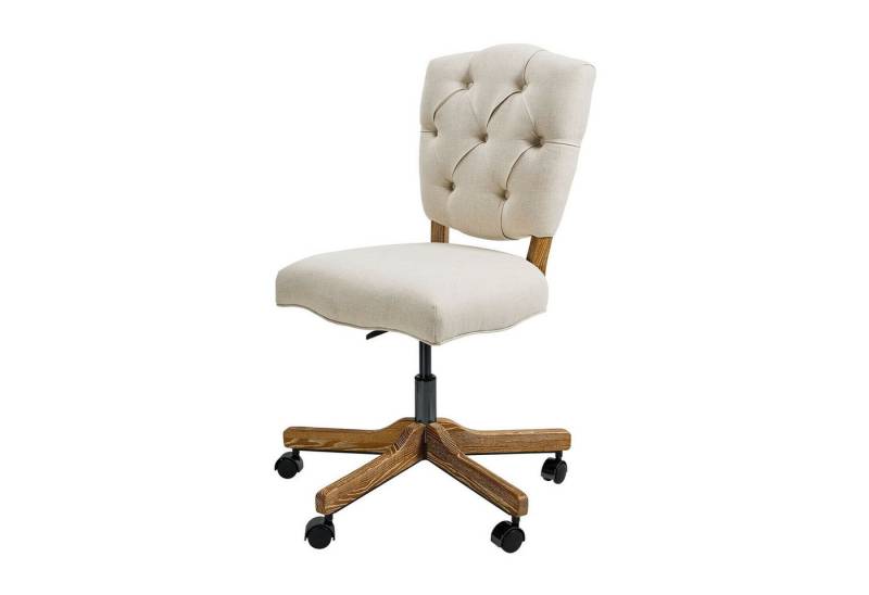 Mirabeau Esszimmerstuhl Schreibtischstuhl Havenleigh creme/braun von Mirabeau