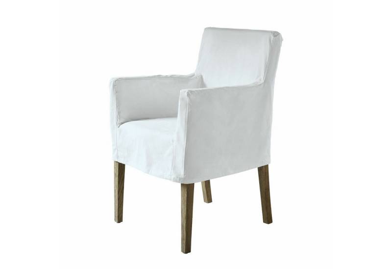 Mirabeau Esszimmerstuhl Stuhl Longhill weiß/braun von Mirabeau