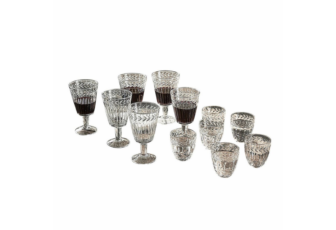 Mirabeau Glas Glas 12er Set Padiès klar, Glas von Mirabeau