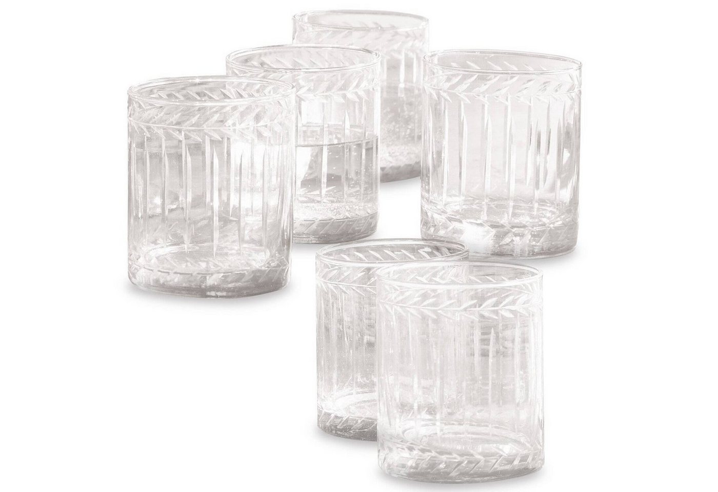 Mirabeau Glas Glas 6er Set Padiès klar, Glas von Mirabeau