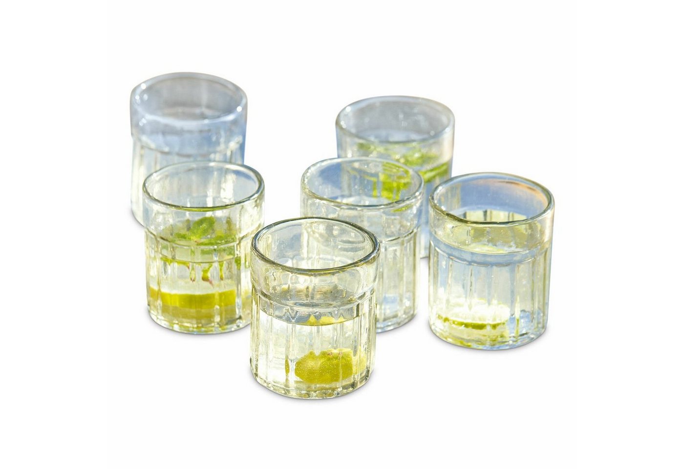 Mirabeau Glas Glas 6er Set Roseville klar, Glas von Mirabeau