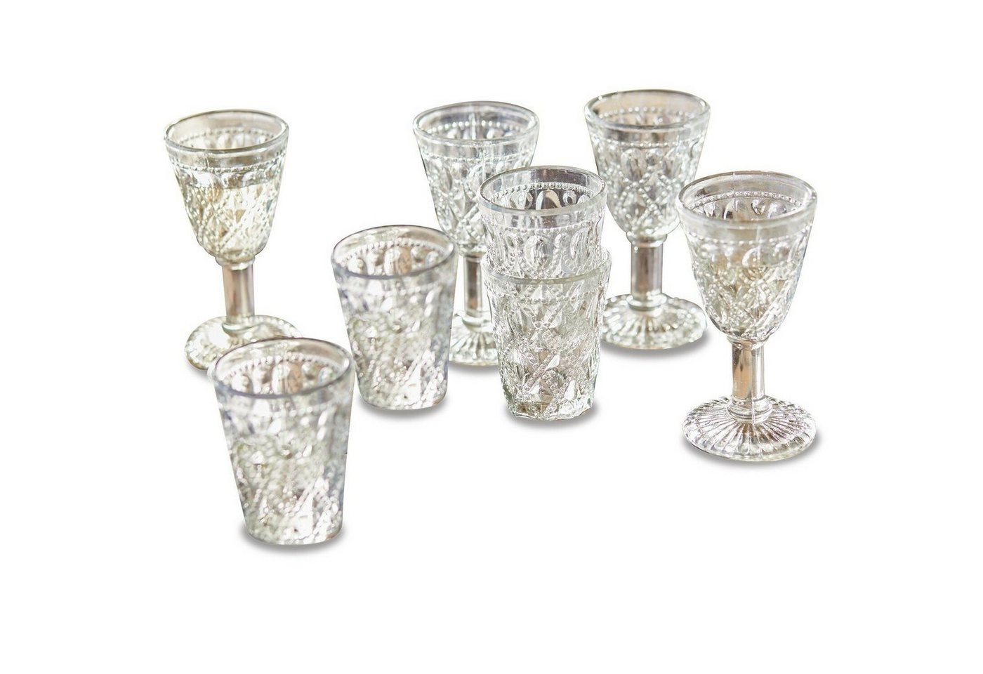 Mirabeau Glas Glas 8er Set Vérane klar, Glas von Mirabeau