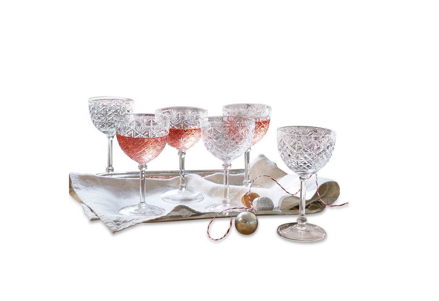 Mirabeau Glas Sektglas 6er Set Olite klar, Glas von Mirabeau