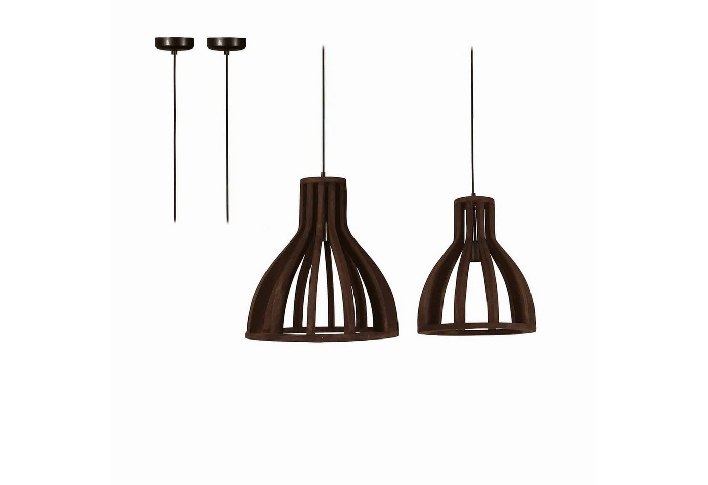 Mirabeau Hängeleuchten Hängelampe 2er Set Sovana antikschwarz Mirabeau Hängeleuchten Hängelampe 2er Set Sovana antikschwarz von Mirabeau