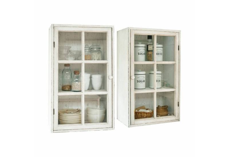 Mirabeau Hängeschrank Hängeschrank 2er Set Piavo antikweiß von Mirabeau