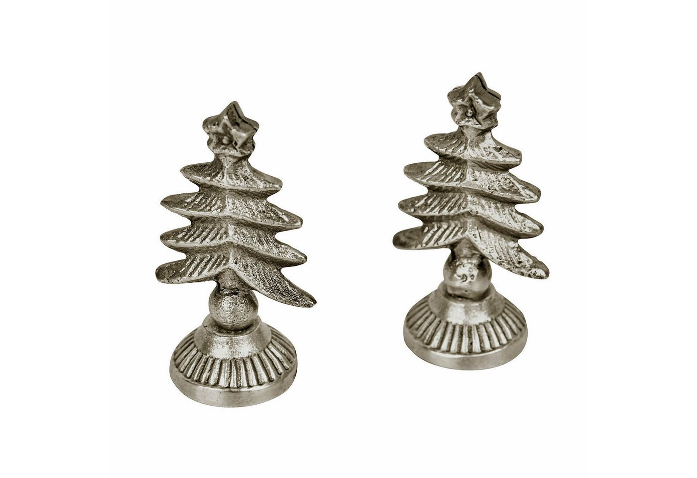 Mirabeau Kerzenständer Kartenhalter 2er Set Leovian antiksilber Mirabeau Kerzenständer Kartenhalter 2er Set Leovian antiksilber von Mirabeau