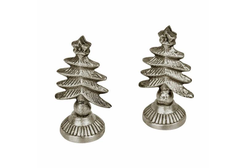 Mirabeau Kerzenständer Kartenhalter 2er Set Leovian antiksilber Mirabeau Kerzenständer Kartenhalter 2er Set Leovian antiksilber von Mirabeau