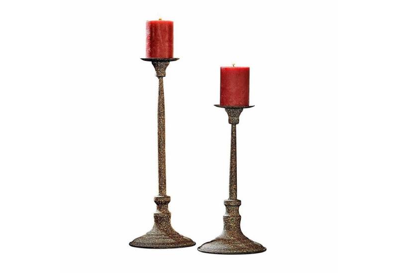 Mirabeau Kerzenständer Kerzenständer 2er Set Avarin antikbraun von Mirabeau