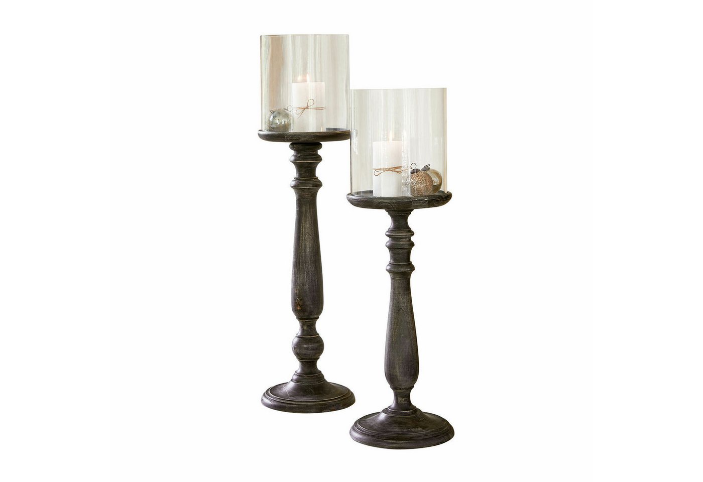 Mirabeau Kerzenständer Kerzenständer 2er Set Reville schwarz/klar Mirabeau Kerzenständer Kerzenständer 2er Set Reville schwarz/klar von Mirabeau