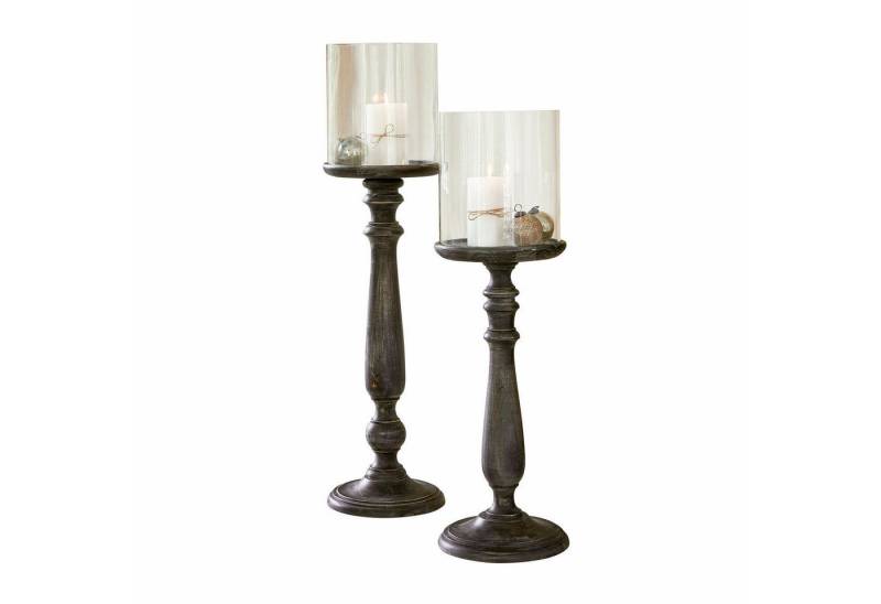 Mirabeau Kerzenständer Kerzenständer 2er Set Reville schwarz/klar Mirabeau Kerzenständer Kerzenständer 2er Set Reville schwarz/klar von Mirabeau