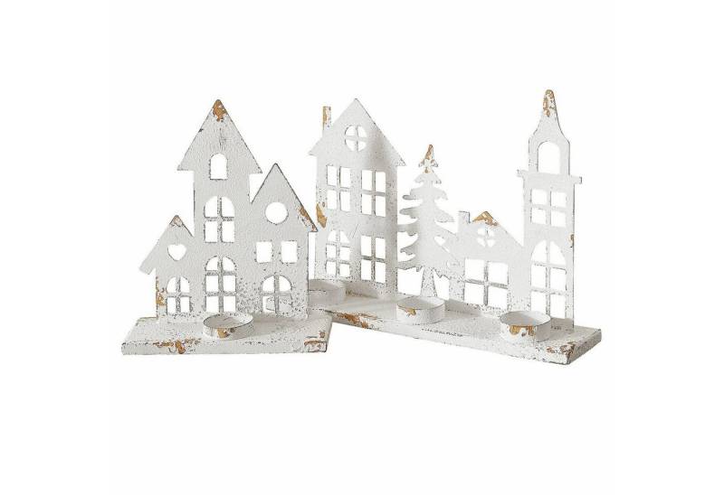 Mirabeau Kerzenständer Kerzenständer 2er Set Vexano antikweiß von Mirabeau