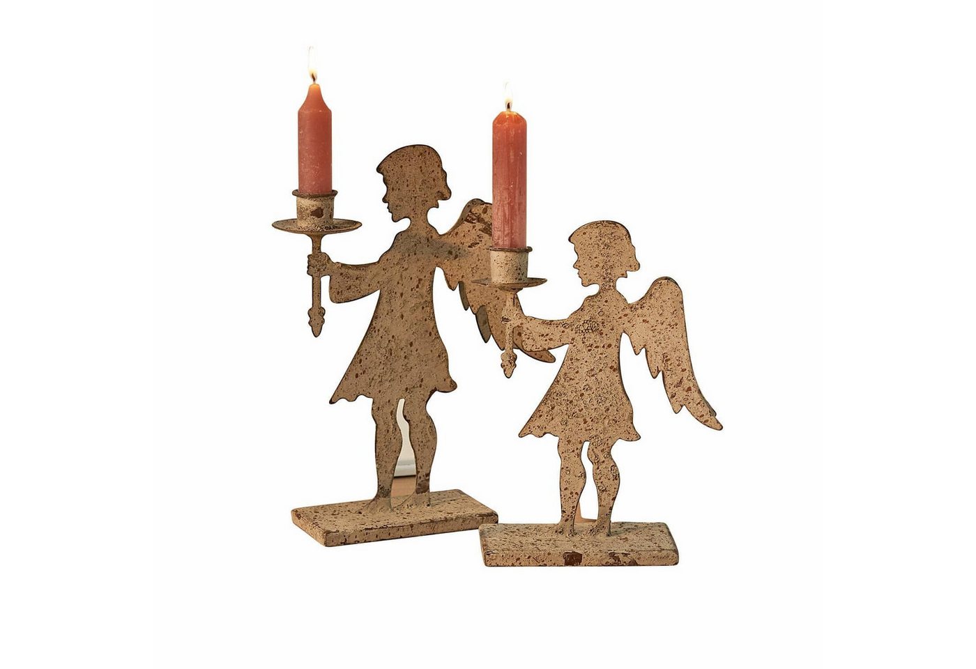 Mirabeau Kerzenständer Kerzenständer 2er Set Zarnay antikcreme von Mirabeau