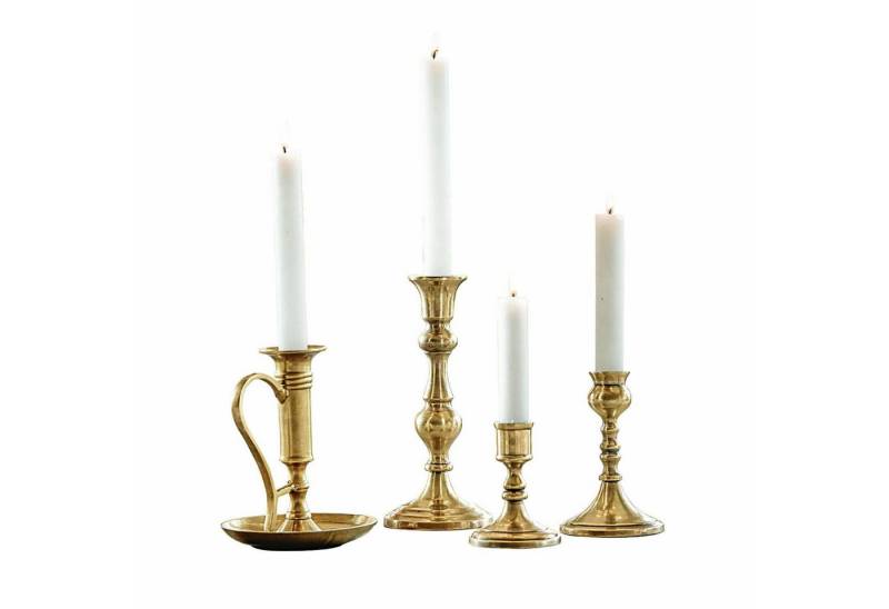 Mirabeau Kerzenständer Kerzenständer 4er Set Maxéville gold von Mirabeau