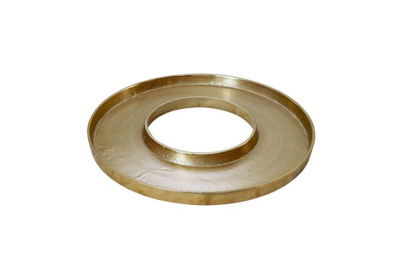 Mirabeau Kerzenständer Kerzentablett Velarosas gold von Mirabeau