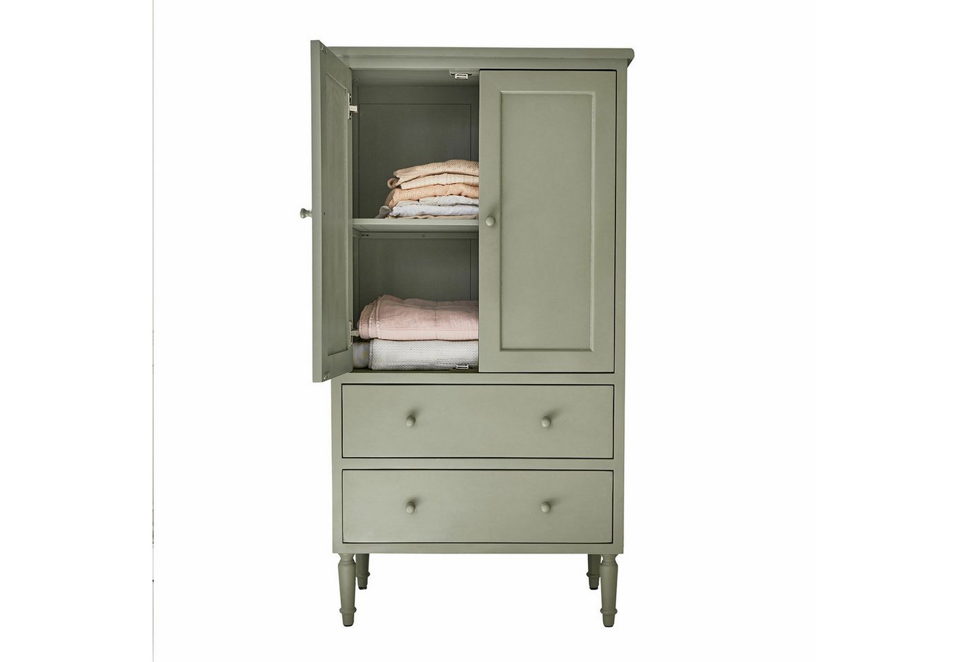 Mirabeau Kinderkleiderschrank Schrank Kystlund grün von Mirabeau