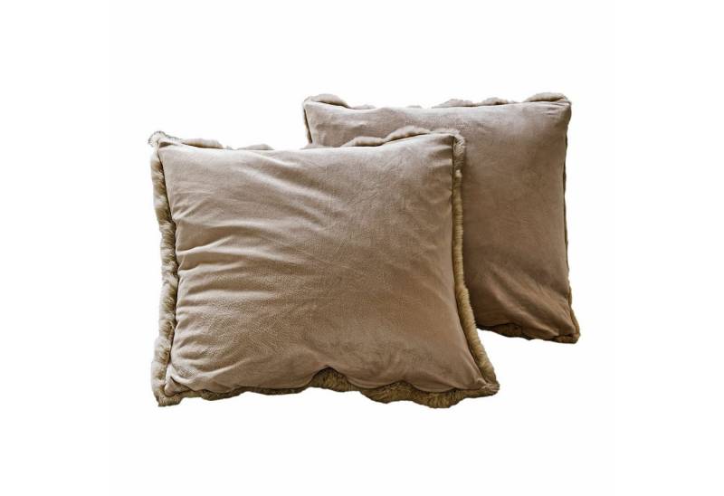 Mirabeau Kissenhülle Kissenhülle 2er Set Caelira beige von Mirabeau