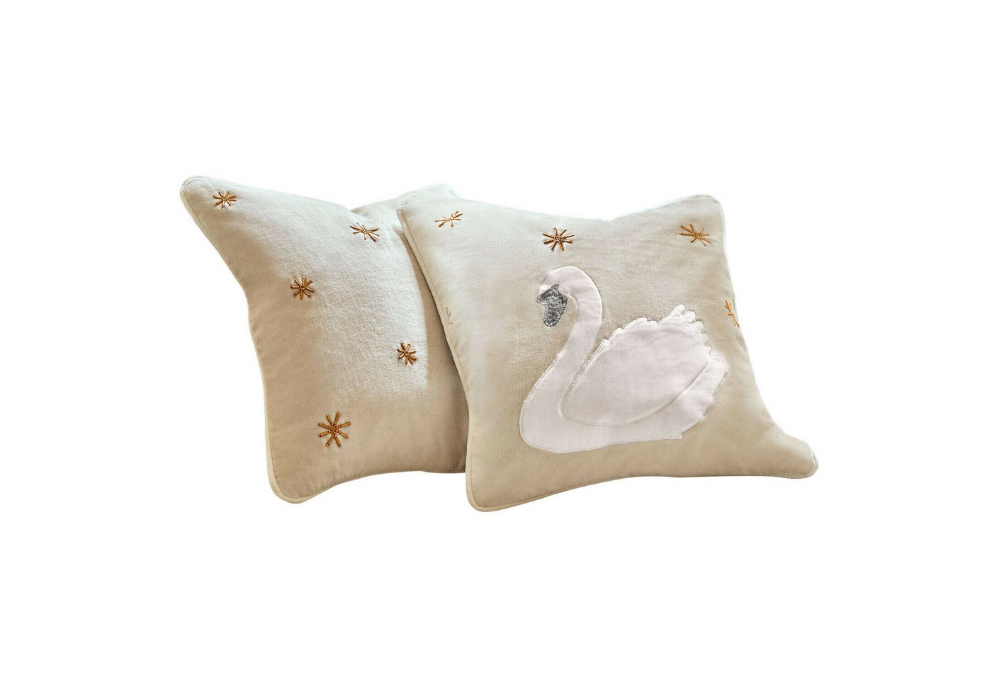 Mirabeau Kissenhülle Kissenhülle 2er Set Elarin creme/beige von Mirabeau