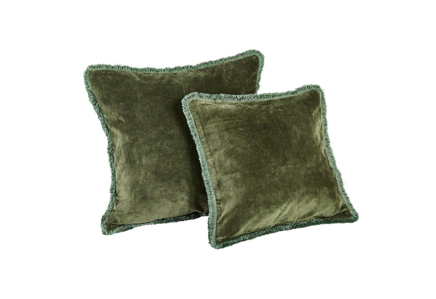 Mirabeau Kissenhülle Kissenhülle 2er Set Maelis grün von Mirabeau