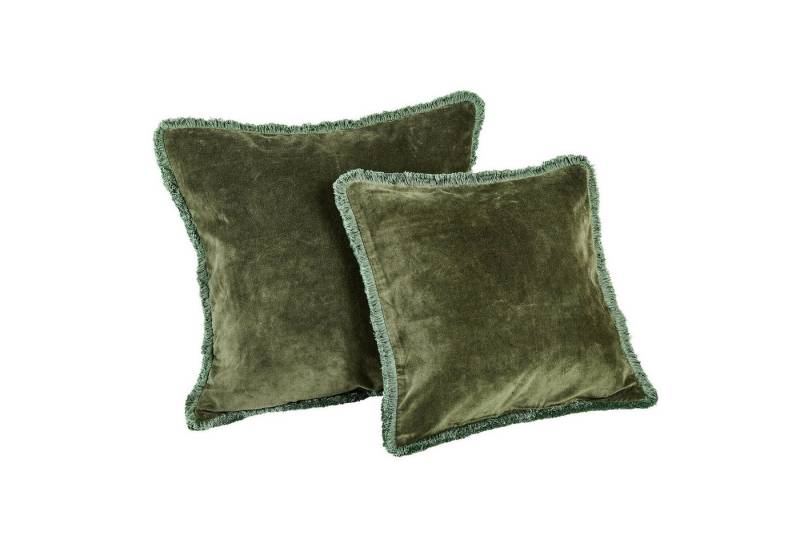 Mirabeau Kissenhülle Kissenhülle 2er Set Maelis grün von Mirabeau