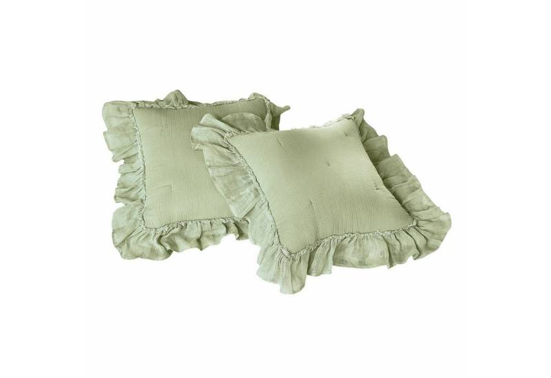 Mirabeau Kissenhülle Kissenhülle 2er Set Martone grün von Mirabeau
