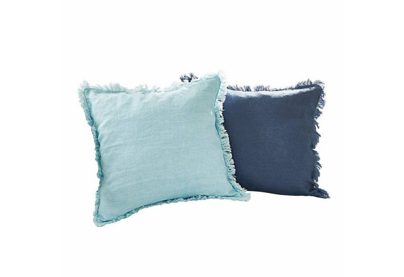 Mirabeau Kissenhülle Kissenhülle 2er Set Quebo türkis/blau von Mirabeau