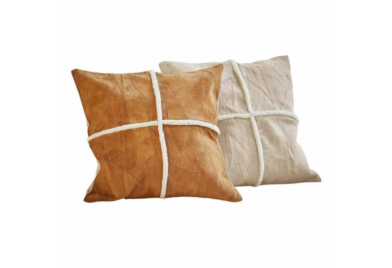 Mirabeau Kissenhülle Kissenhülle 2er Set Raminya creme/braun von Mirabeau