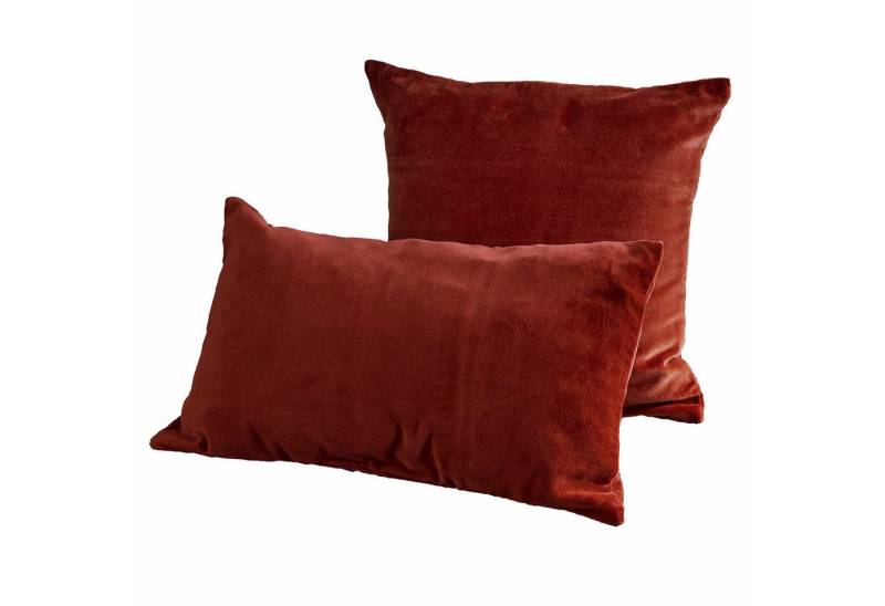 Mirabeau Kissenhülle Kissenhülle 2er Set Tavoliera rot von Mirabeau