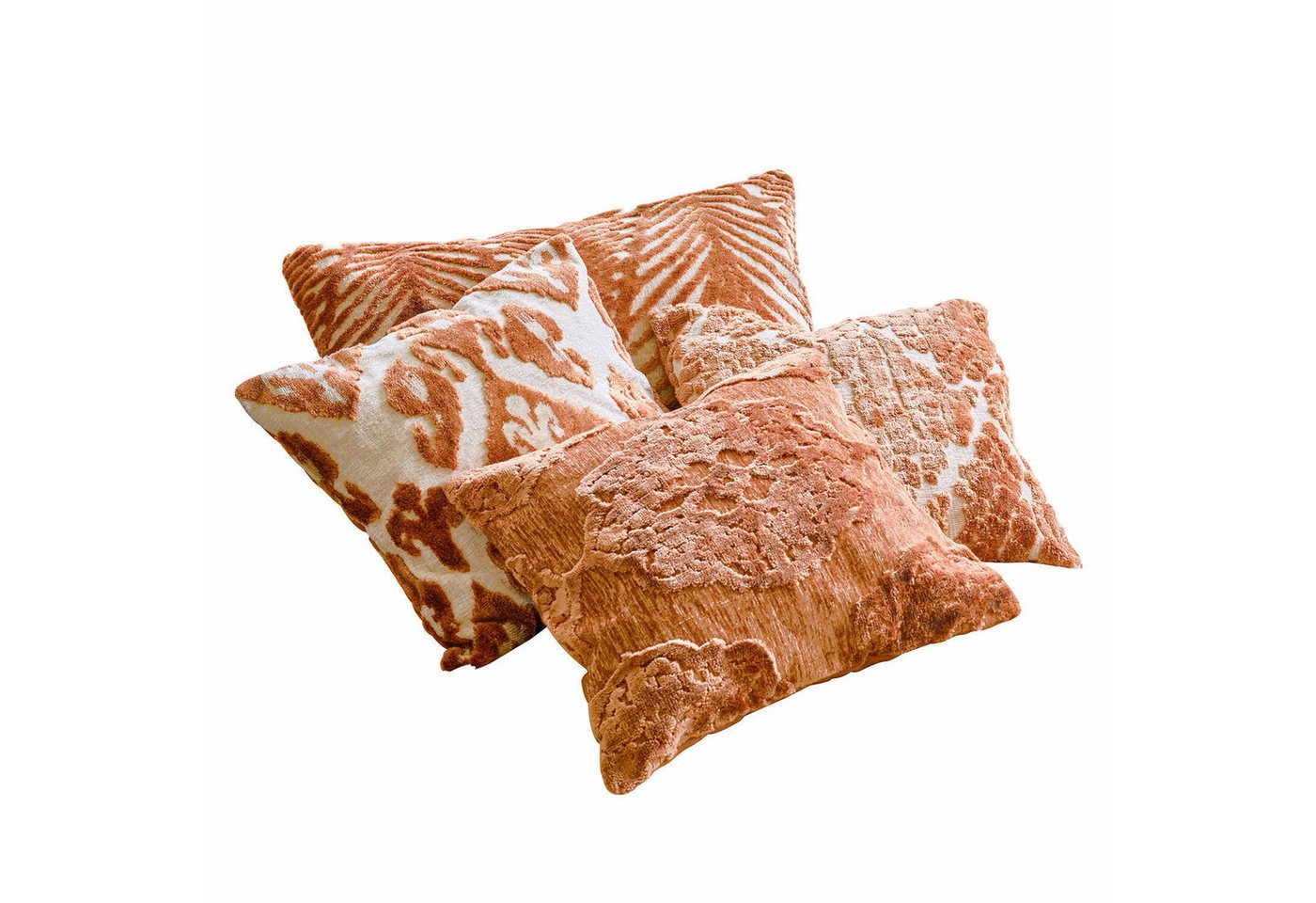 Mirabeau Kissenhülle Kissenhülle 4er Set Samirad rotbraun von Mirabeau