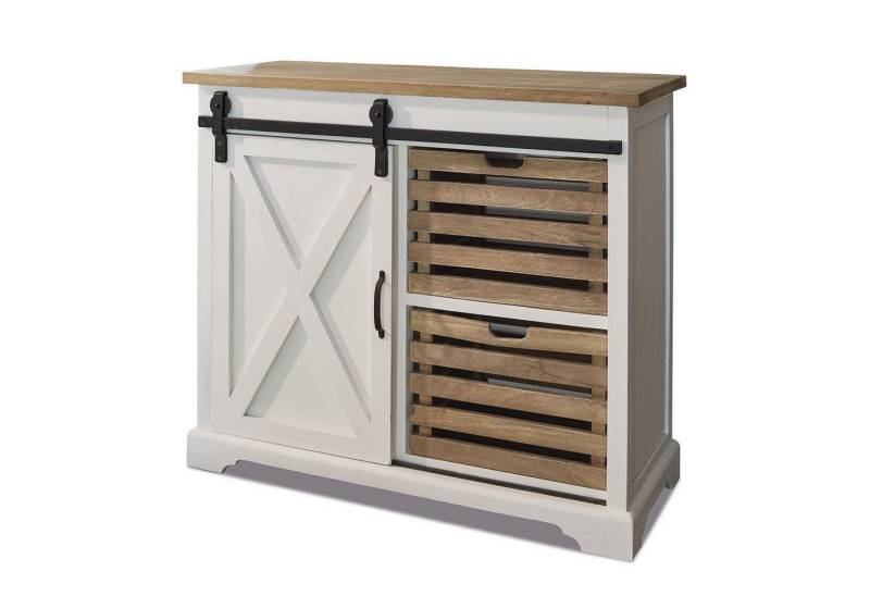 Mirabeau Kommode Kommode Bastid weiß/braun Mirabeau Kommode Kommode Bastid weiß/braun von Mirabeau