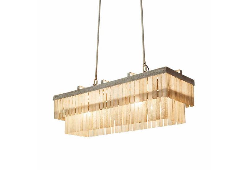 Mirabeau Kronleuchter Leuchter Krauville antikgrau/creme von Mirabeau
