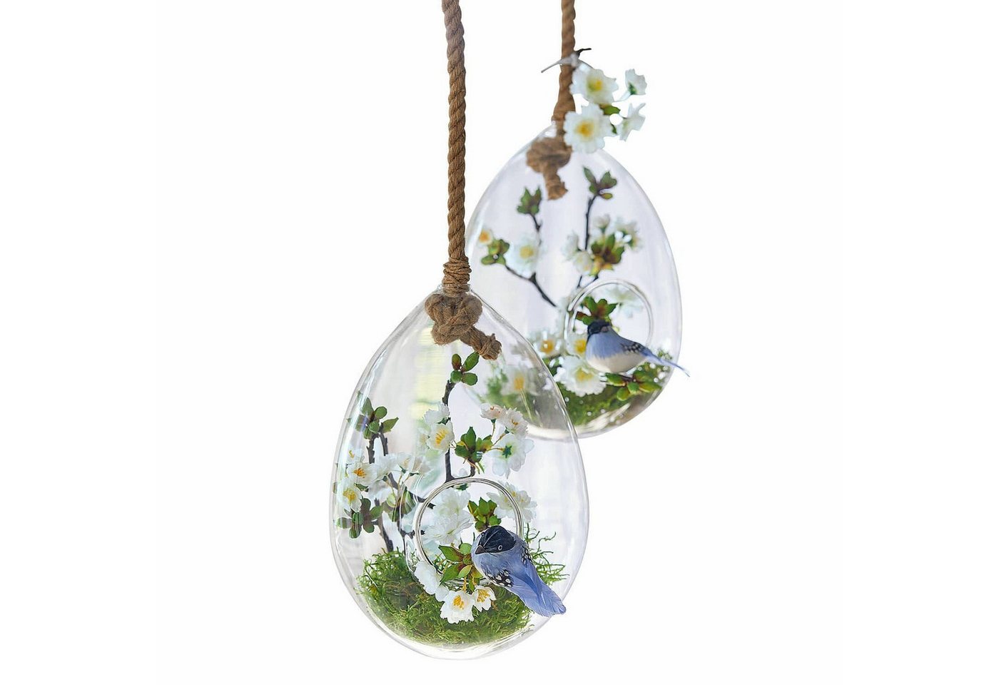 Mirabeau Osterei Glas-Ei 2er Set Noam klar/braun Mirabeau Osterei Glas-Ei 2er Set Noam klar/braun von Mirabeau