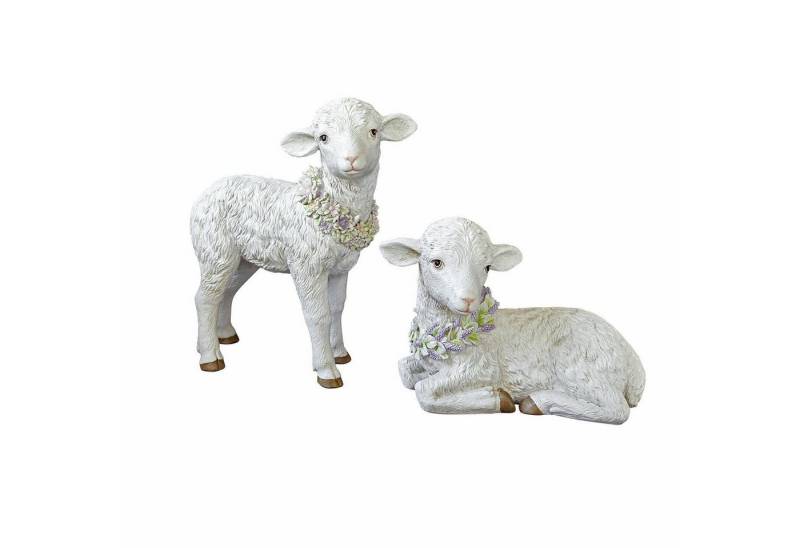 Mirabeau Osterfigur Deko-Lamm 2er Set Pepperell weiß Mirabeau Osterfigur Deko-Lamm 2er Set Pepperell weiß von Mirabeau