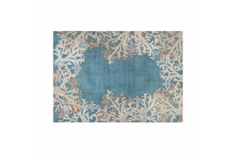 Mirabeau Teppich In- & Outdoorteppich Dorlancourt türkis/creme, Höhe: 170.0 mm von Mirabeau