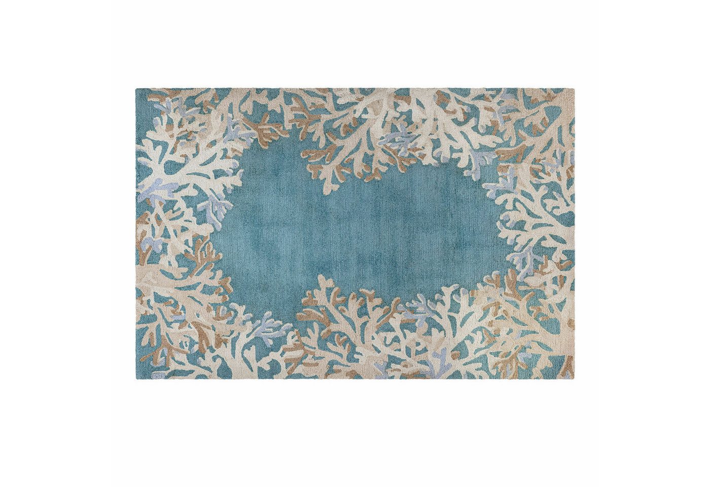 Mirabeau Teppich In- & Outdoorteppich Dorlancourt türkis/creme, Höhe: 200.0 mm von Mirabeau