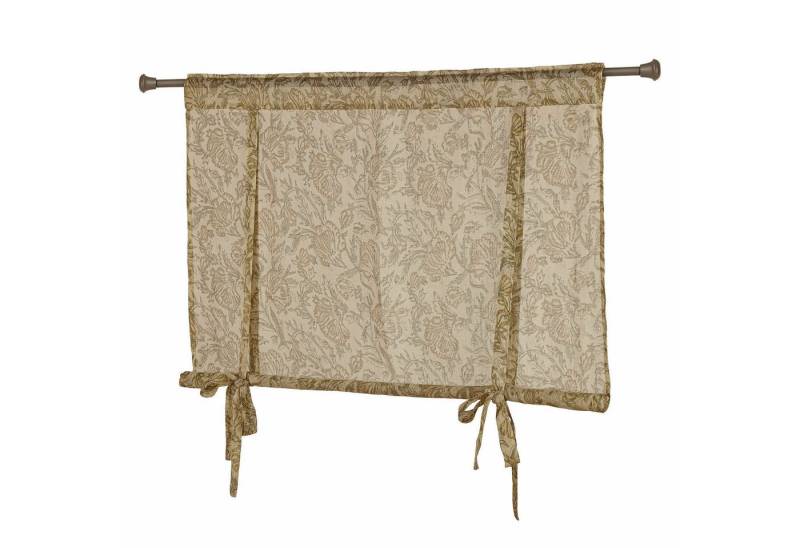 Mirabeau Raffrollo Scheibengardine Ivernelle braun/beige von Mirabeau