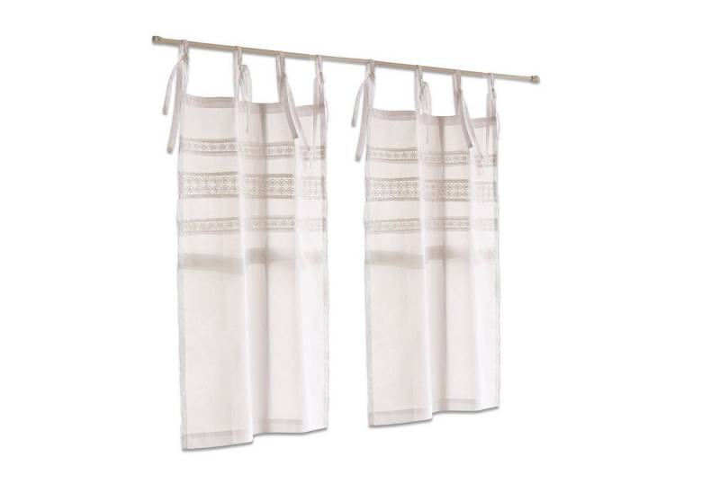 Mirabeau Scheibengardine Scheibengardine 2er Set Aibre weiß von Mirabeau